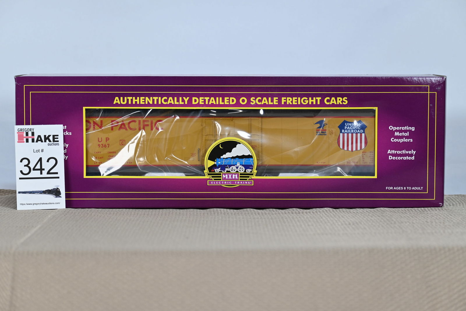 MTH (Premier) - 20-93053: (O Gauge) Union Pacific - Mail Box Car w/OB (1 of 2)