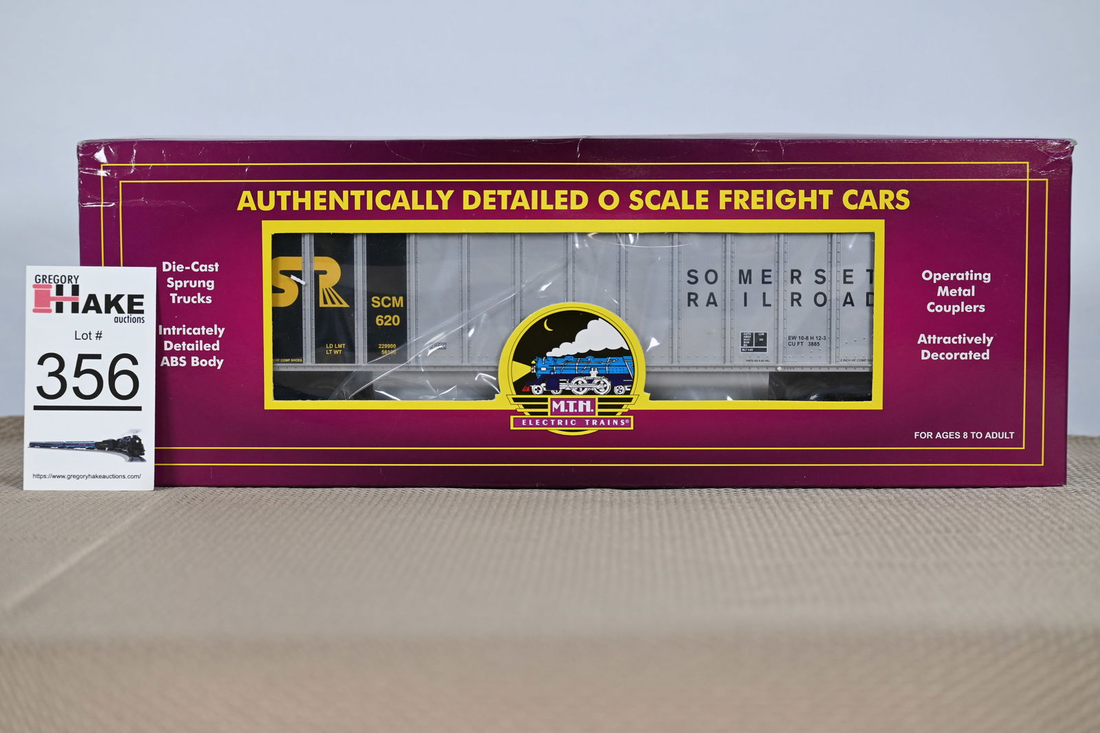 MTH (Premier) - 20-97118: (O Gauge) Somerset Coal - Coalporter Hopper Car  w/OB (1 of 2)