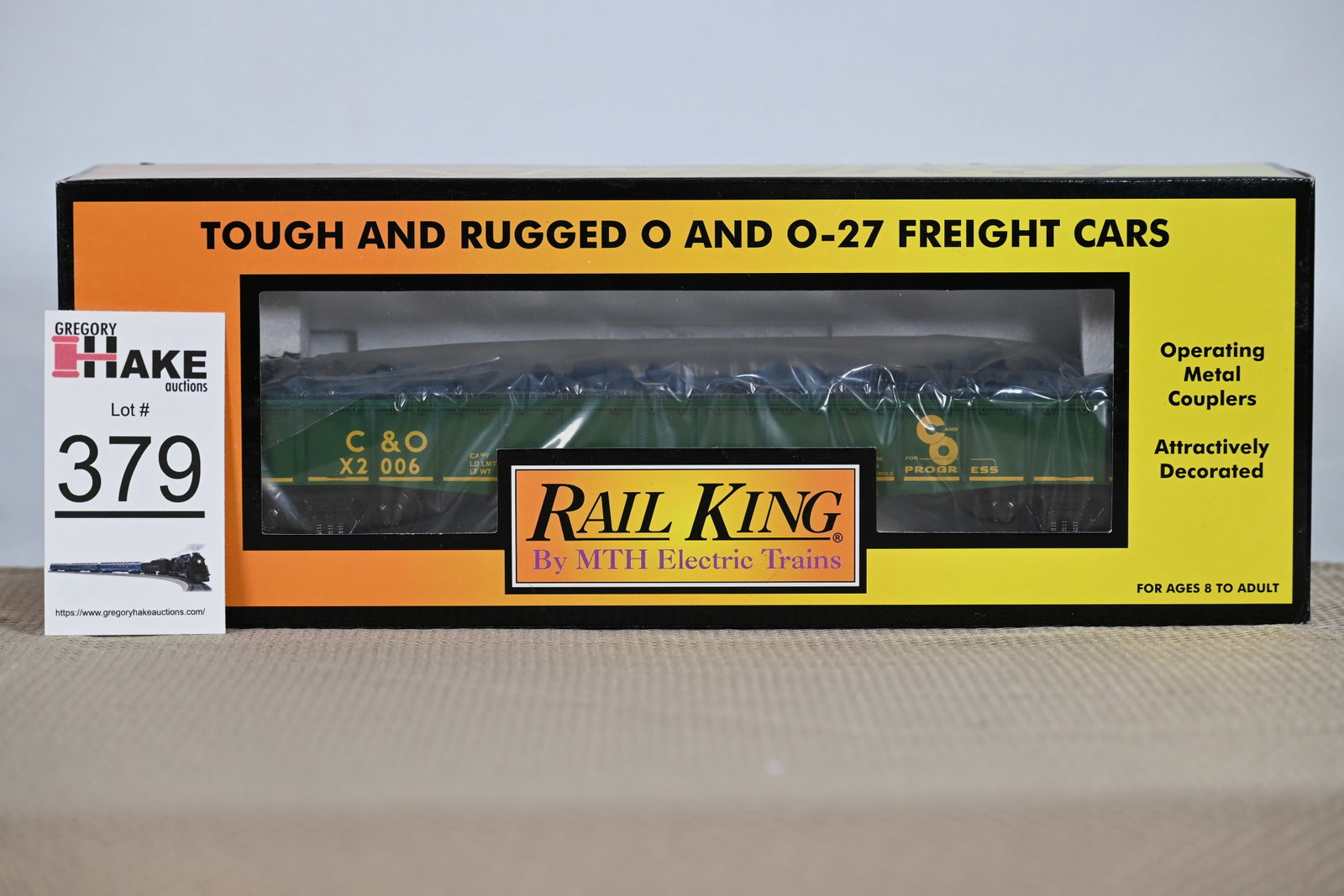 MTH (RailKing) - 30-7254: (O Gauge) Chesapeake & Ohio - Gondola Car w/Junk Load w/OB: MTH (RailKing) - 30-7254: (O Gauge) Chesapeake & Ohio - Gondola Car w/Junk Load w/OB - C10