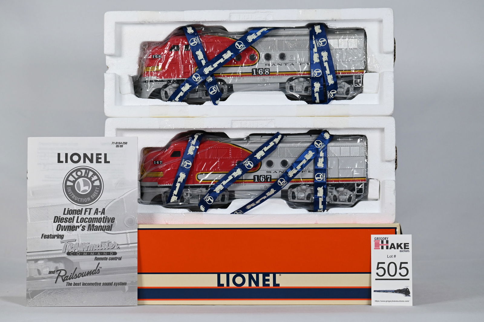 Lionel (LTI) - 6-18154: Deluxe Santa Fe - FT Diesel AA Set (1 of 4)