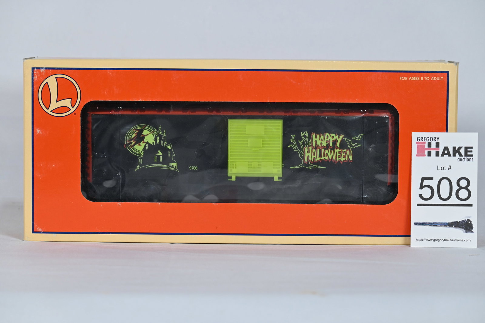 Lionel (LTI) - 6-16794: Halloween - Wicked Witch Box Car: Lionel (LTI) - 6-16794: Halloween - Wicked Witch Box Car, w/OB / Condition: C10