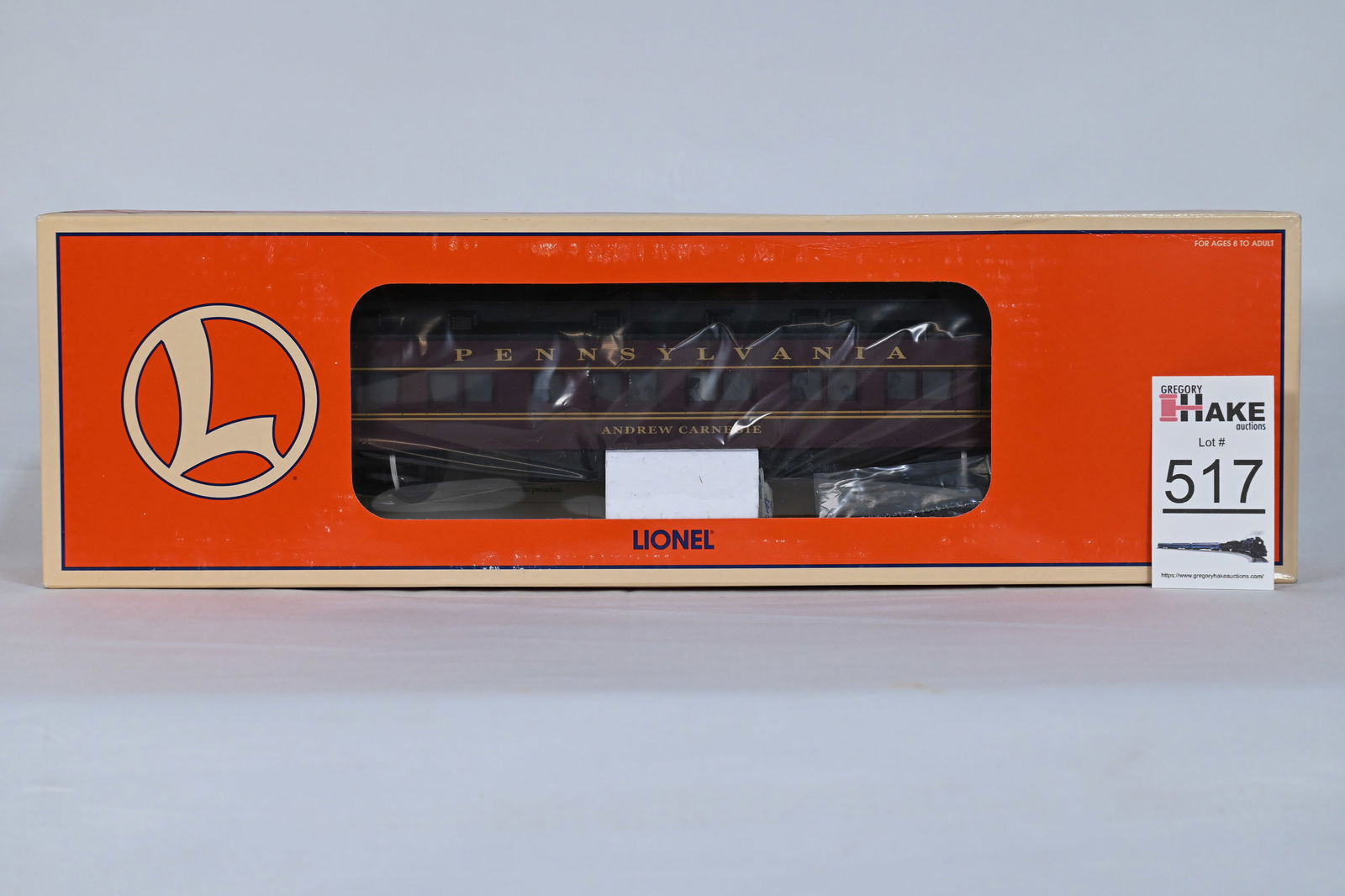 Lionel (LTI) - 6-39010: PRR - Andrew Carnegie Heavyweight Passenger Coach (1 of 3)