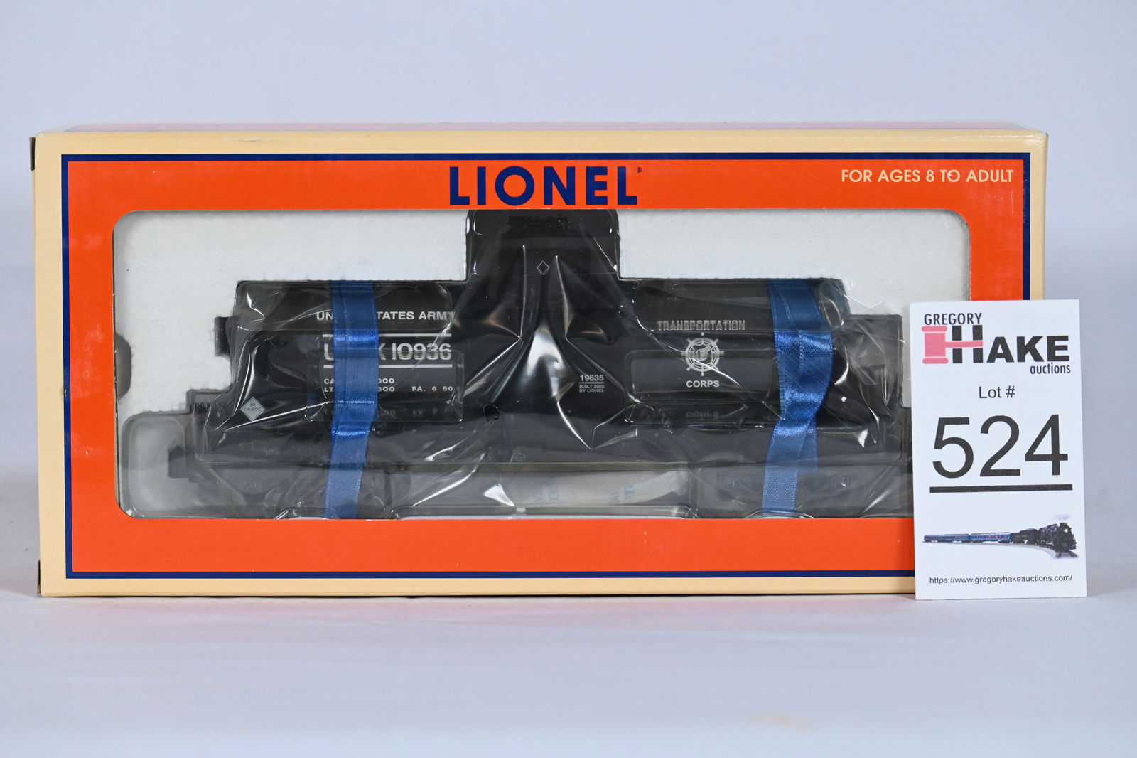 Lionel (LTI) - 6-19635: U.S. Army - 1-D Tank Car, Car No. 10936 (1 of 2)