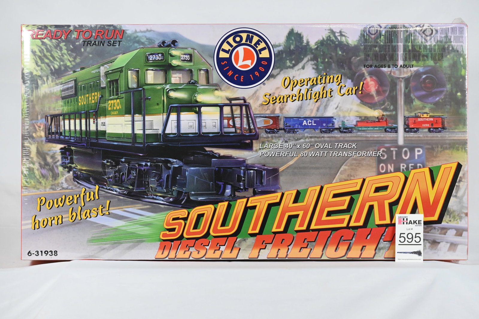 Lionel (LTI) - 6-31938: Southern - Diesel Freight RTR Set: Lionel (LTI) - 6-31938: Southern - Diesel Freight RTR Set, w/OB / Condition: C10
