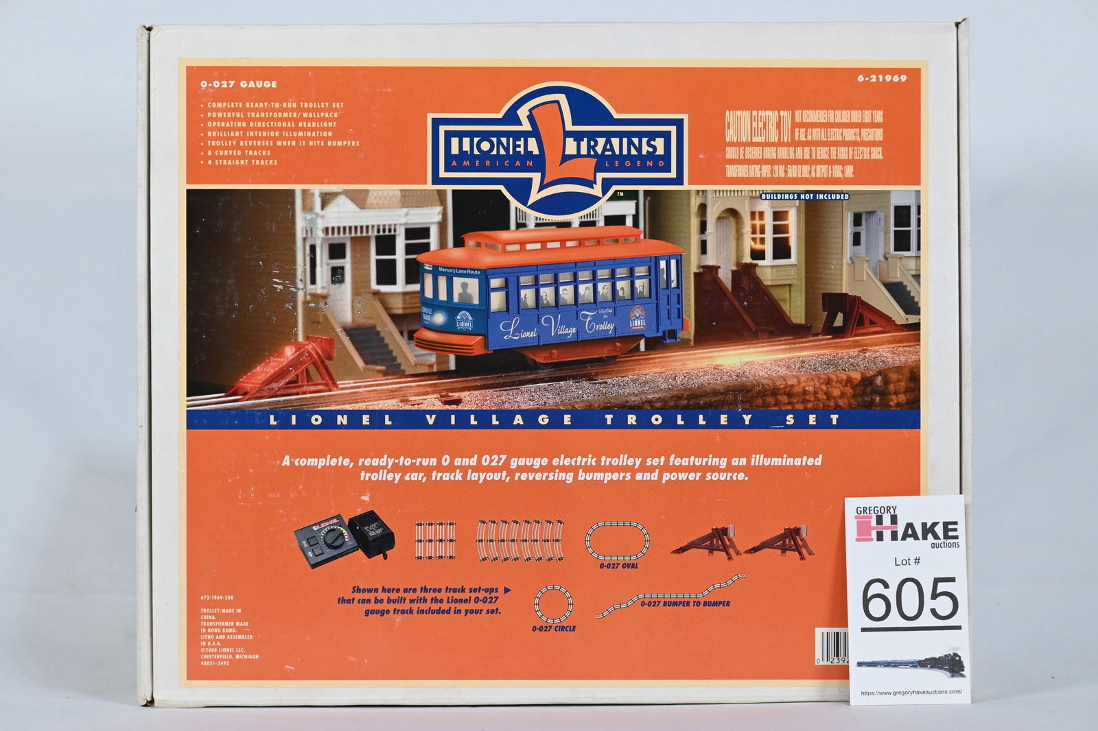 Lionel (LTI) - 6-21969: Christmas - Lionel Village Trolley Set (1 of 2)