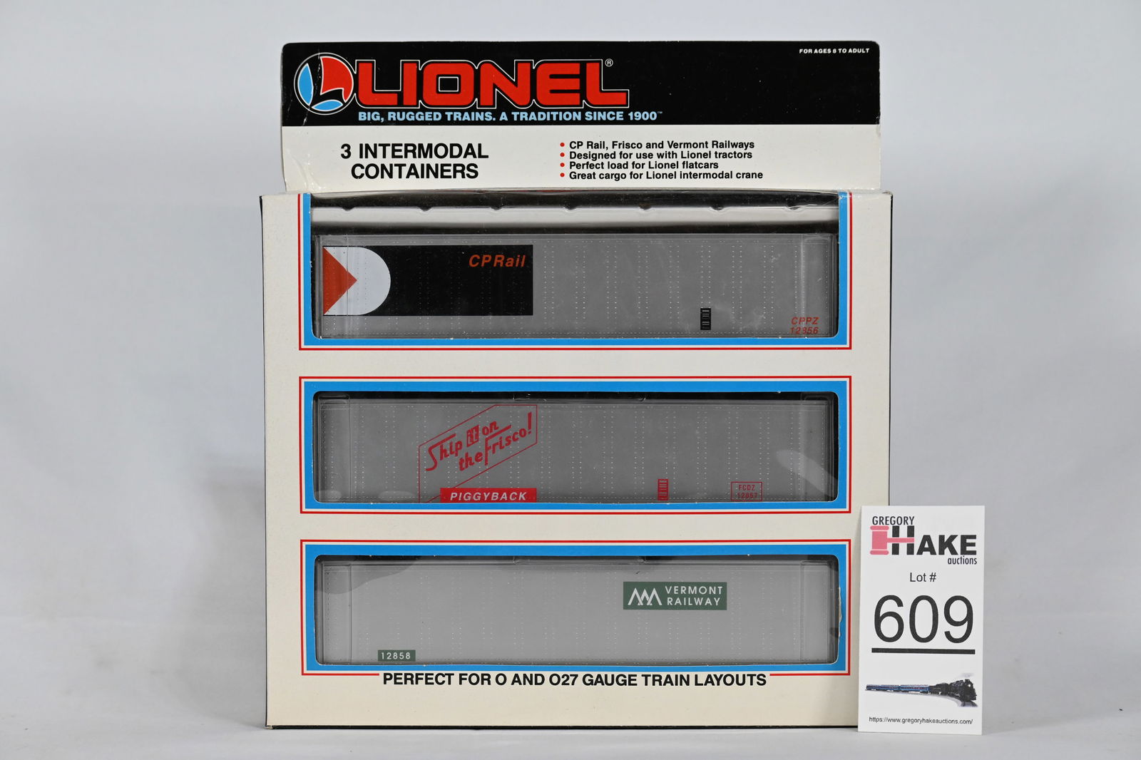 Lionel (LTI) - 6-12855: - Intermodal Containers, 3-pack (1 of 2)