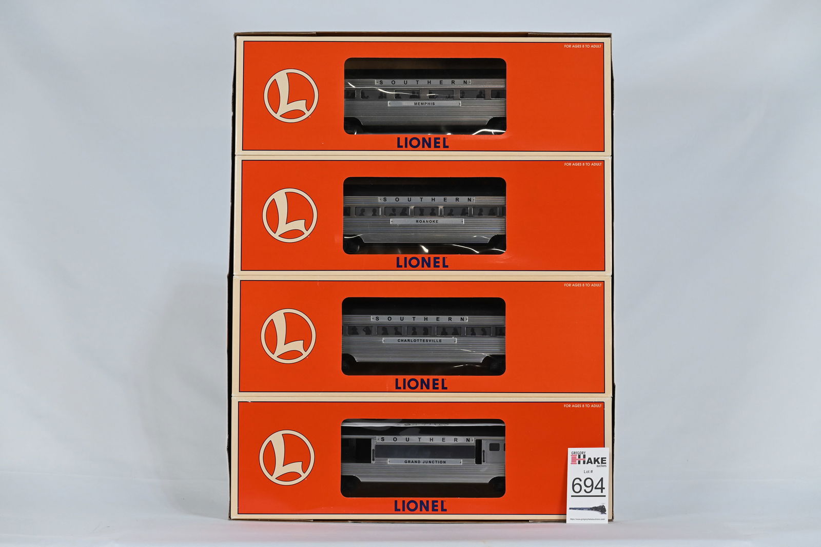 Lionel (LTI) - 6-39119: Southern - Aluminum Passenger Car, 4-pack (1 of 7)
