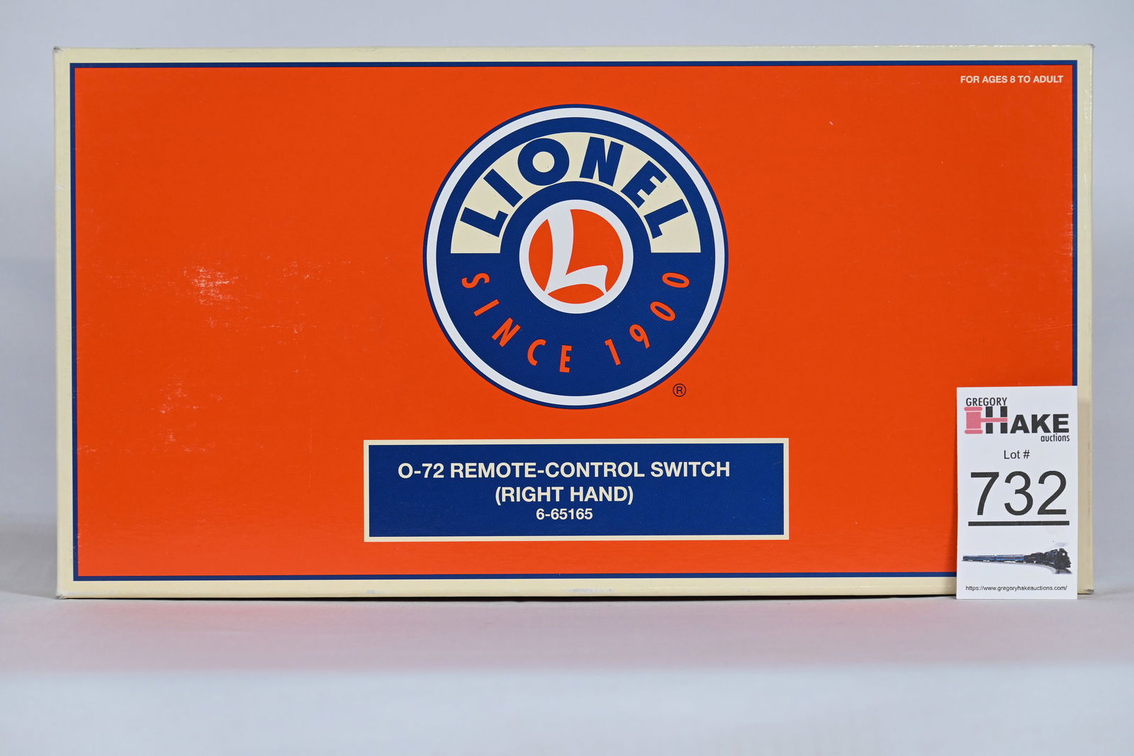 Lionel LTI 6-65165 0-72 Remote Control Switch (Right Hand) w/ OB (1 of 3)