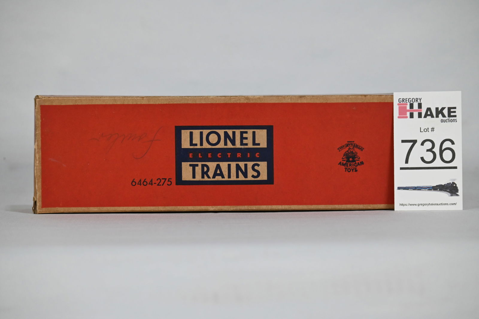 Lionel Postwar Early 6464-275 State of Maine Boxcar Empty Original Box (1 of 6)