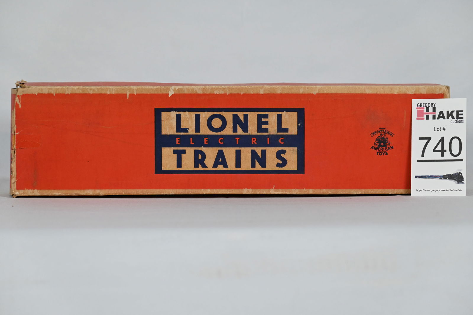 Lionel Postwar 2338X Milwaukee Rd GP-7 Locomotive Orange and Blue Empty Box (1 of 6)