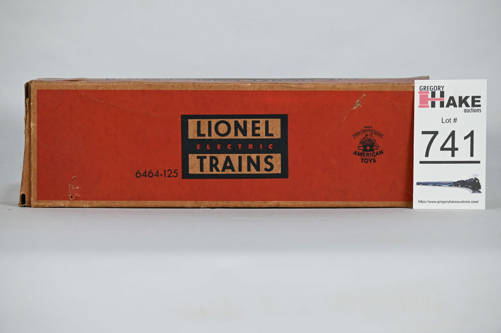 Lionel Postwar 6464-125 New York Central Pacemaker Boxcar Empty Original Box (1 of 6)
