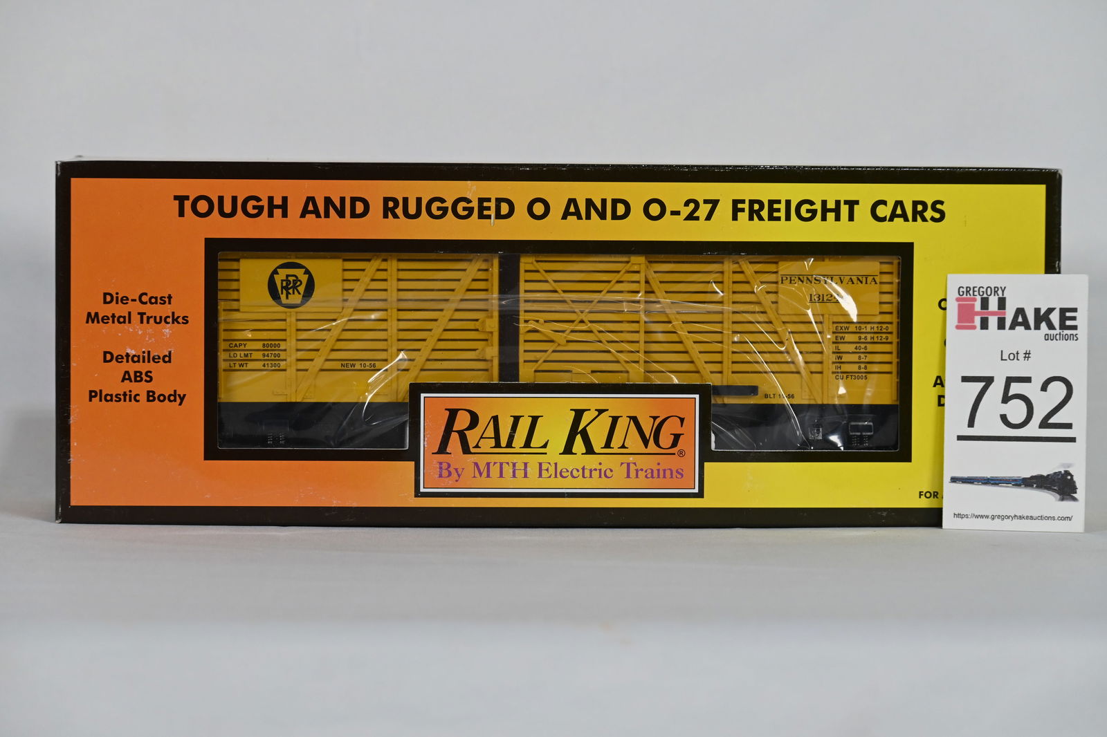 MTH (RailKing) - 30-7160: Pennsylvania - Stock Car - Pennsylvania Car No. 131244 w/OB (1 of 2)