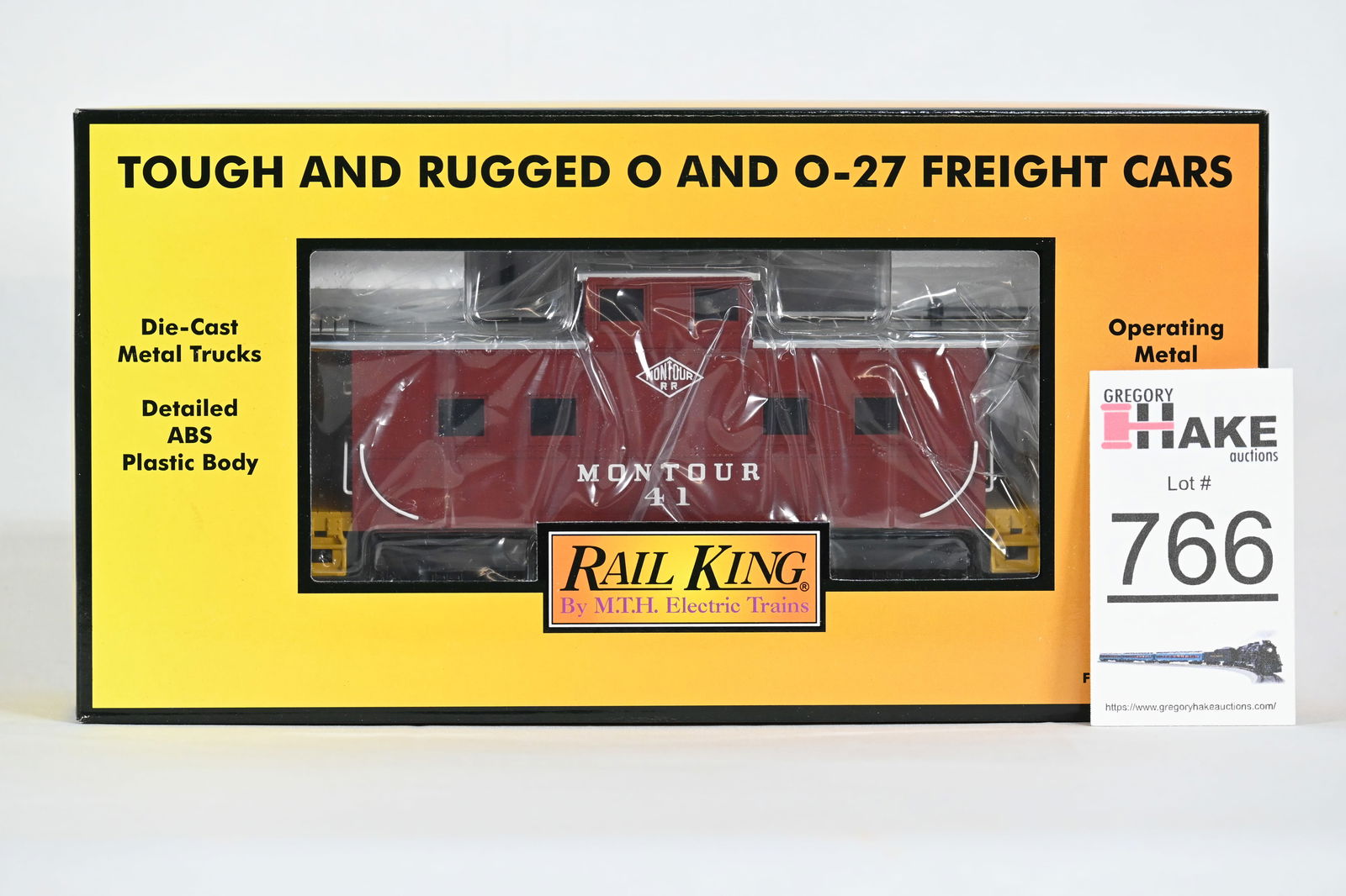 MTH (RailKing) - 30-7795: Montour - Steel Caboose w/OB (1 of 2)