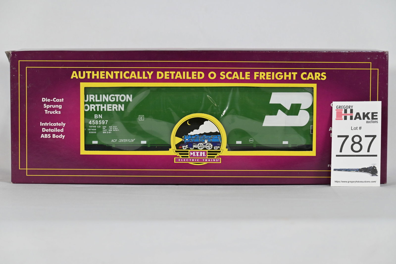 MTH (Premier) - 20-97493: Burlington Northern - 3-Bay Centerflow Hopper w/ OB: MTH (Premier) - 20-97493: Burlington Northern - 3-Bay Centerflow Hopper - w/OB / Condition: C10