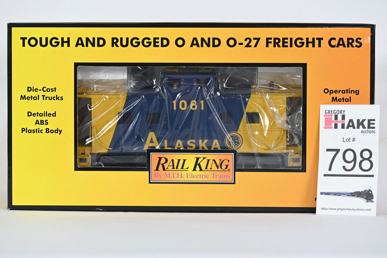 MTH (RailKing) - 30-7752: Alaska - Steel Caboose - w/OB (1 of 2)