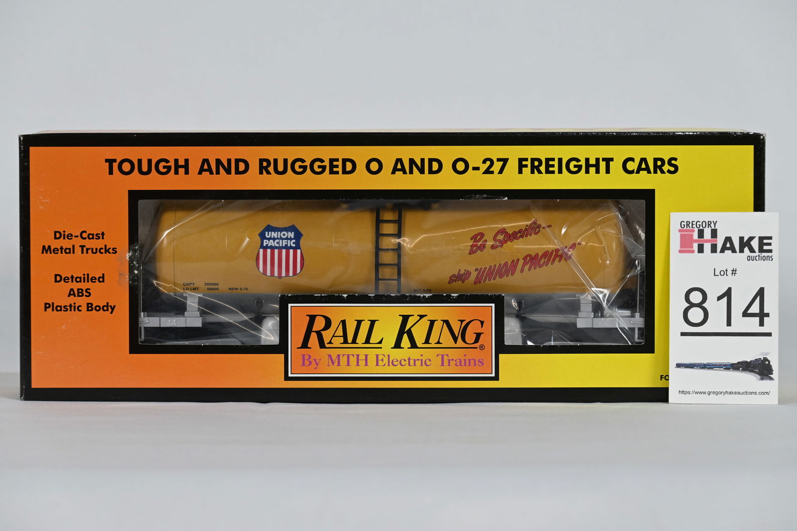 MTH (RailKing) - 30-73170: Union Pacific - Modern Tank Car - w/OB (1 of 2)