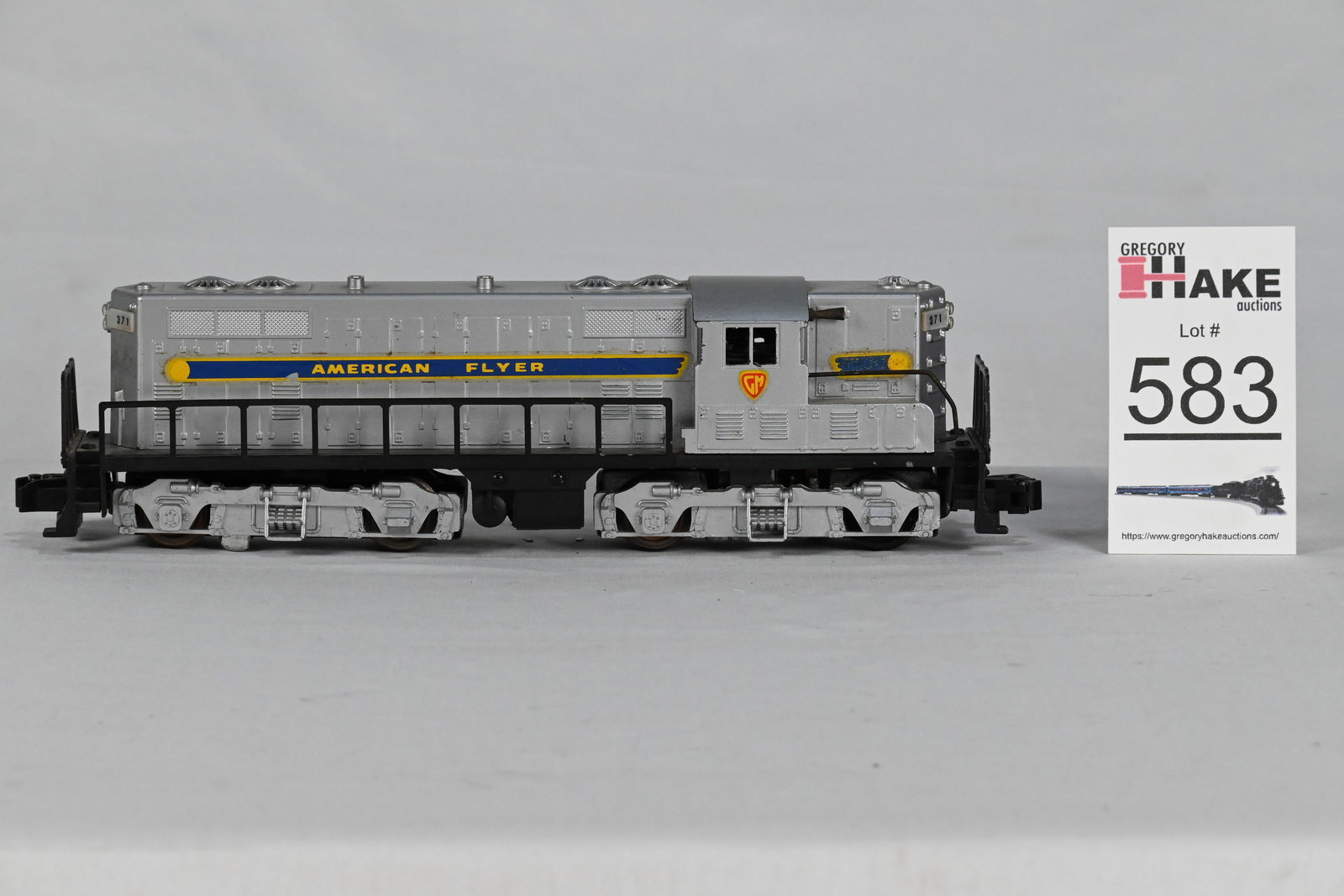 American Flyer S Gauge 371 AF GP-7 Diesel Locomotive w/ Factory Knuckle Couplers (1 of 6)