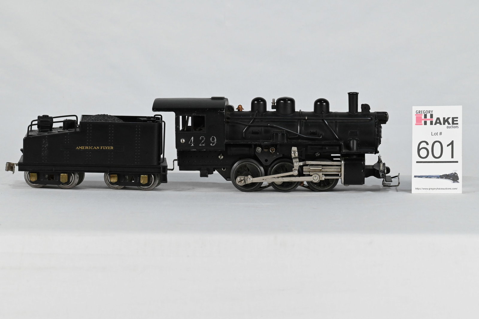 American Flyer O Gauge 429 Steam 0-4-0 Switcher Locomotive w/ Tender (1 of 7)
