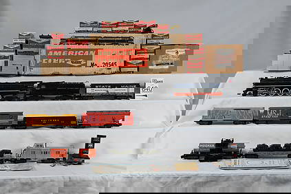 American Flyer S Gauge 20545 "Pathfinder" 21139 Union Pacific Northern 4-8-4 Steam Freight Set with (1 of 6)