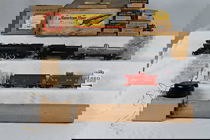 American Flyer S Gauge 5005WT - 314AW Locomotive Freight Set w/ Original Boxes and Set Box (1 of 6)