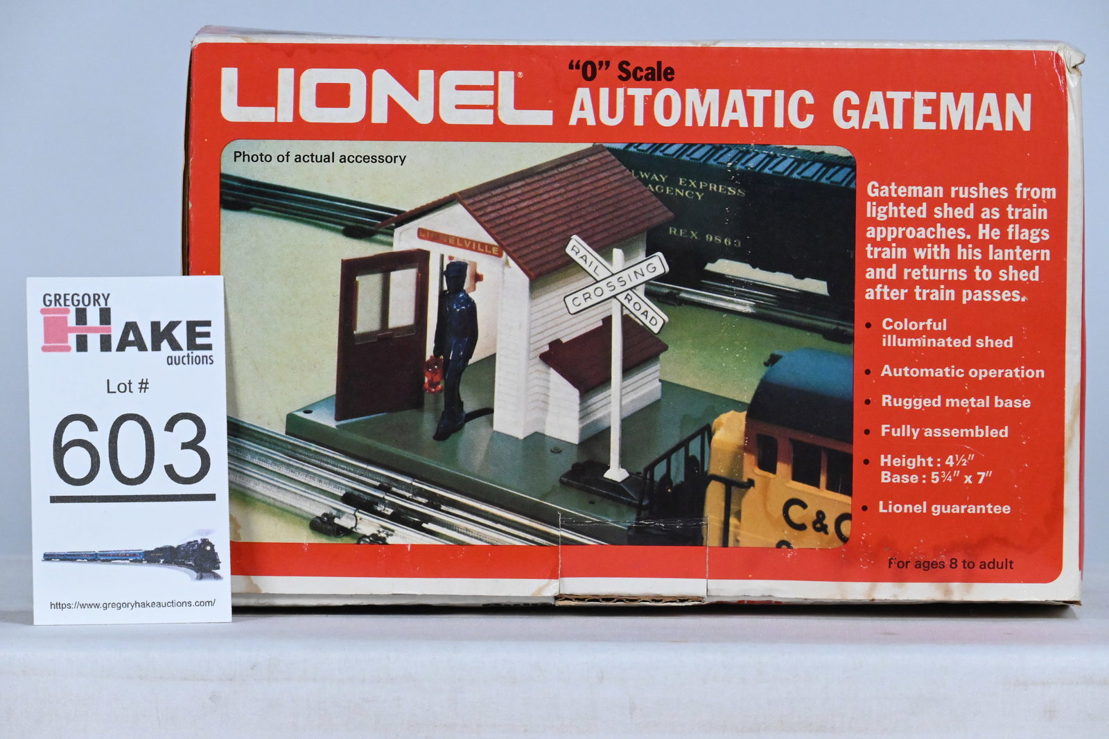 Lionel (MPC) - 6-2145: - Automatic Gateman, w/OB (1 of 3)