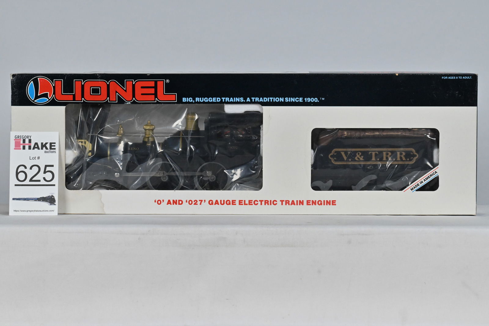 Lionel (LTI) - 6-18702: V&TRR - 4-4-0 Steam Engine, w/OB: Lionel (LTI) - 6-18702: V&TRR - 4-4-0 Steam Engine, w/OB - C10