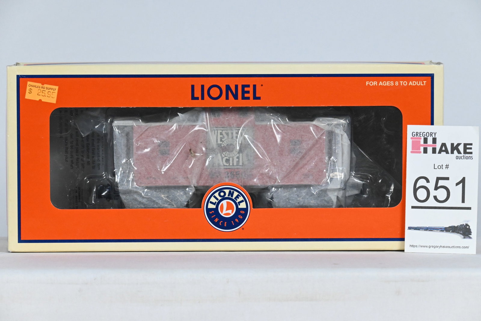 Lionel (LTI) - 6-36500: Western Pacific - Caboose, w/OB: Lionel (LTI) - 6-36500: Western Pacific - Caboose, w/OB - C10
