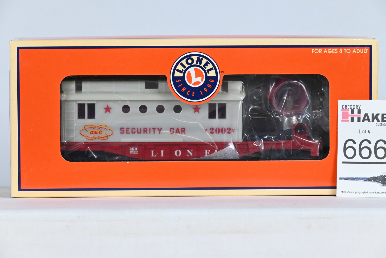 Lionel (LTI) - 6-36718: AEC - Security Caboose, w/OB: Lionel (LTI) - 6-36718: AEC - Security Caboose, w/OB - C10