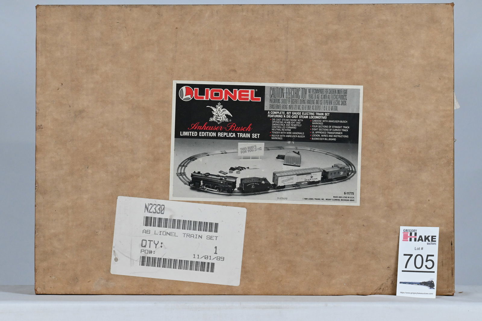 Lionel (LTI) - 6-11775: Anheuser-Busch - Train Set, w/OB (1 of 2)