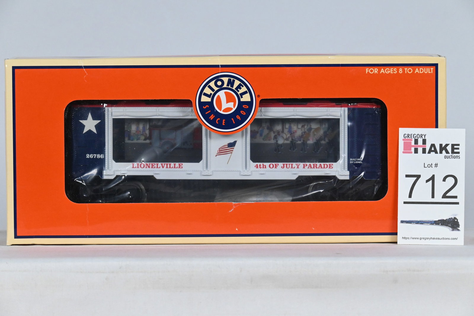 Lionel (LTI) - 6-26786: Lionelville - Operating Parade Car, w/OB: Lionel (LTI) - 6-26786: Lionelville - Operating Parade Car, w/OB - C10