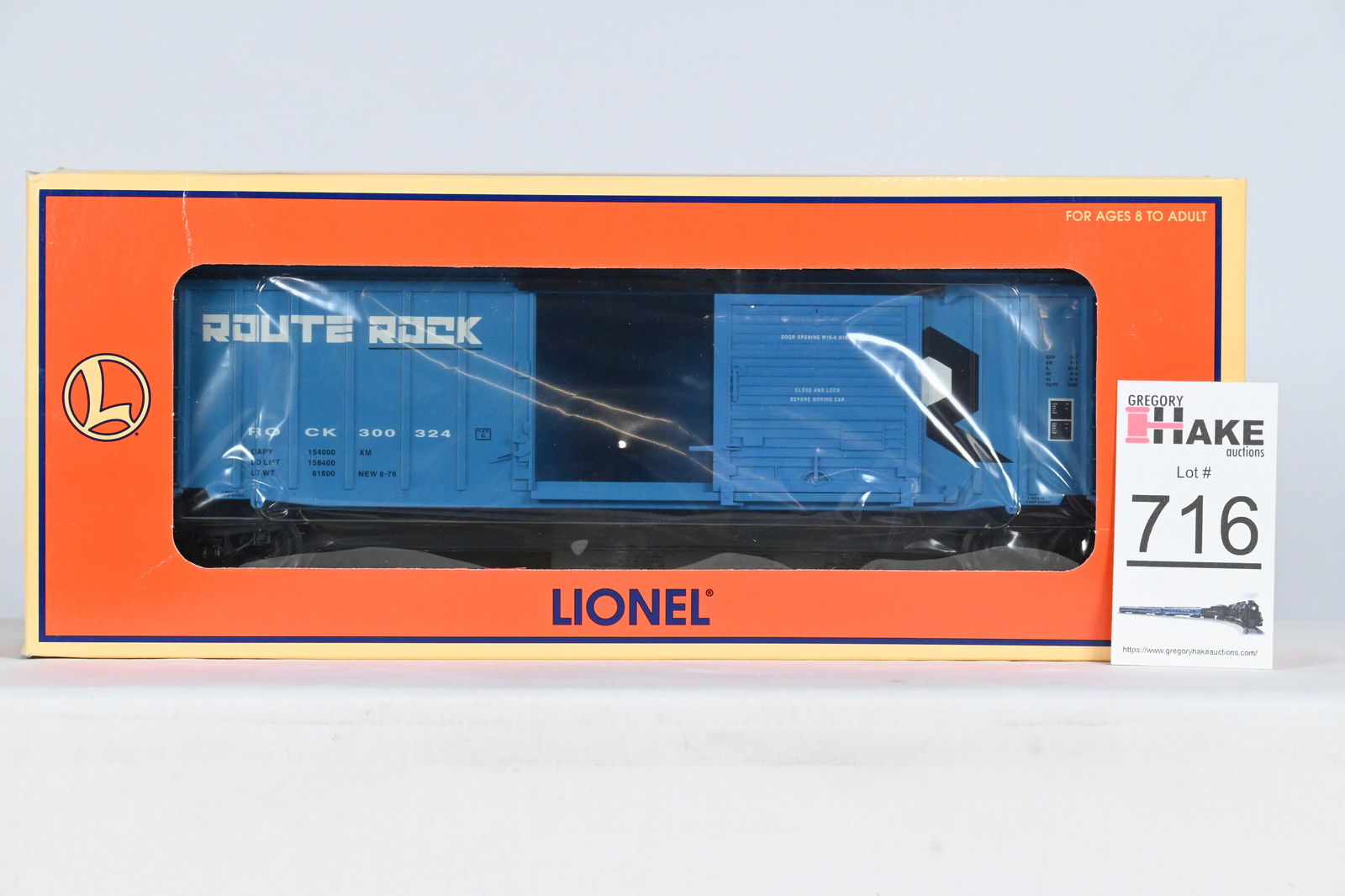 Lionel (LTI) - 6-17271: - "The Rock", 50' Modern Box Car, w/OB (1 of 2)