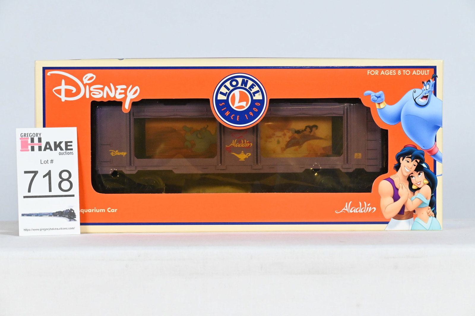 Lionel (LTI) - 6-36720: Disney - Aladdin Aquarium Car, w/OB: Lionel (LTI) - 6-36720: Disney - Aladdin Aquarium Car, w/OB - C10