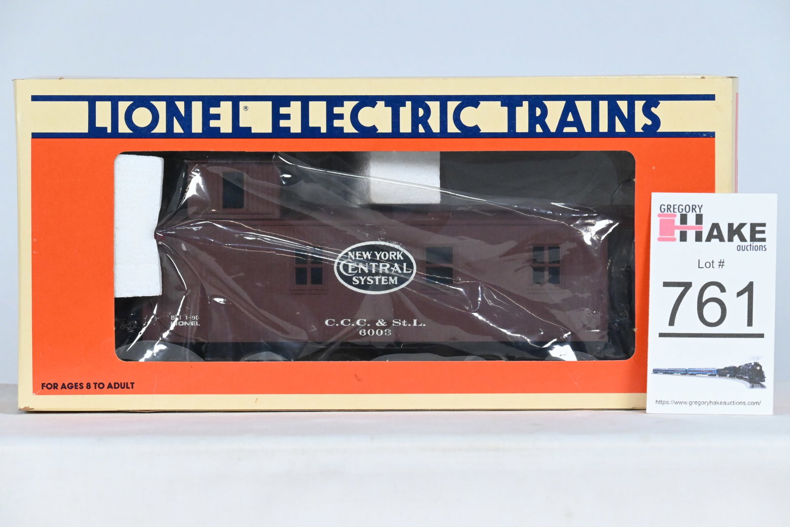 Lionel (LTI) - 6-17611: NYC - Wood-sided Caboose, w/OB: Lionel (LTI) - 6-17611: NYC - Wood-sided Caboose, w/OB - C10
