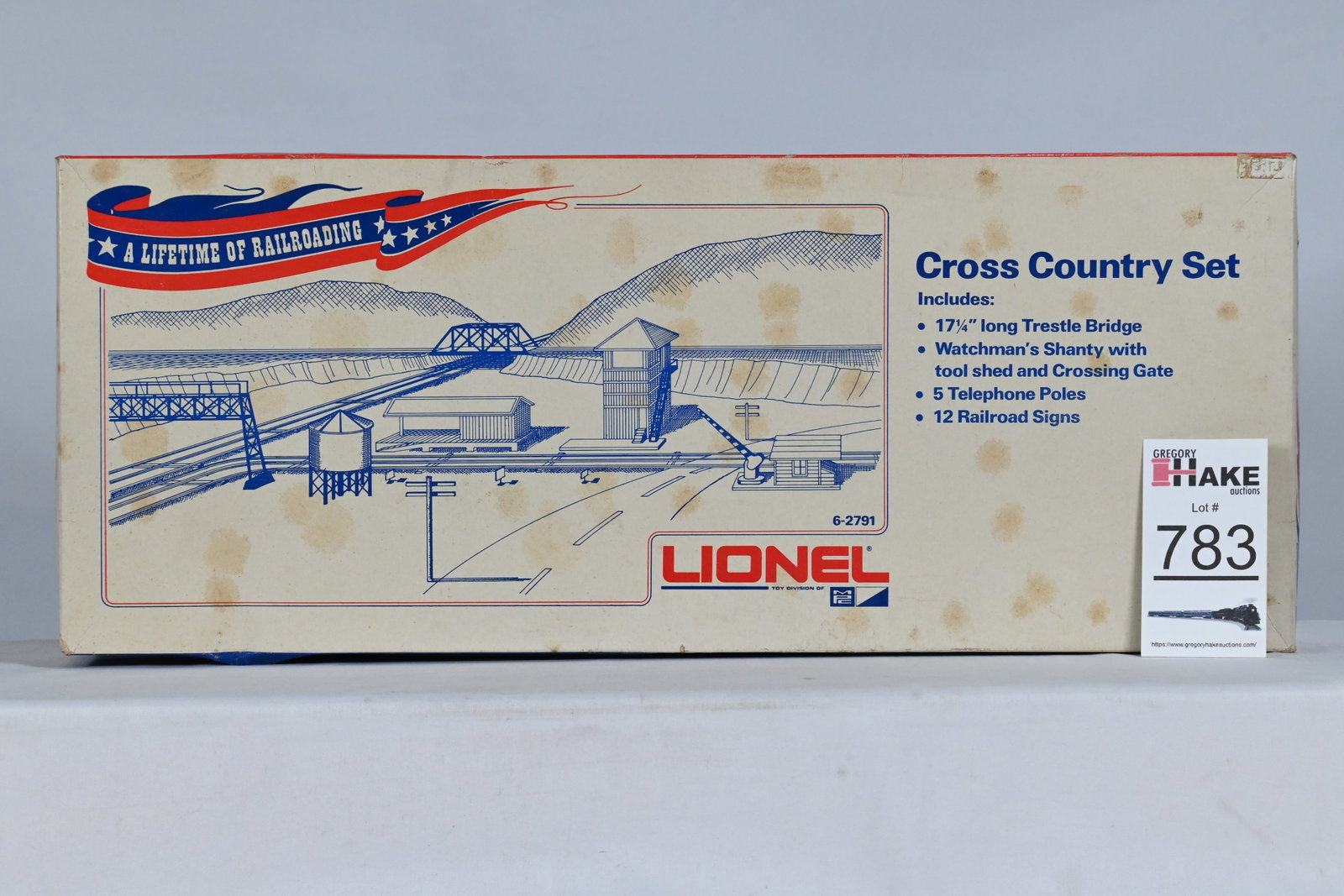 Lionel (MPC) - 6-2791: - Cross Country Set, w/OB: Lionel (MPC) - 6-2791: - Cross Country Set, w/OB - C10