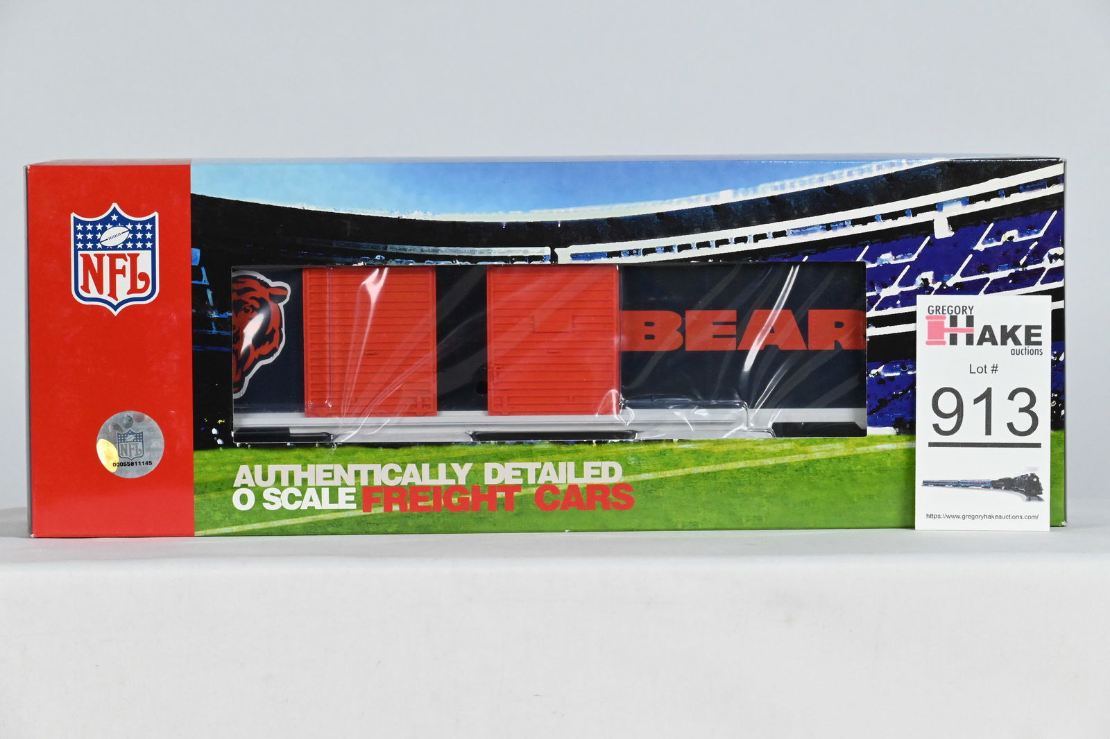 MTH (Premier) - 20-93262: NFL - Chicago Bears - Double Door 50' Box Car, w/OB (1 of 2)