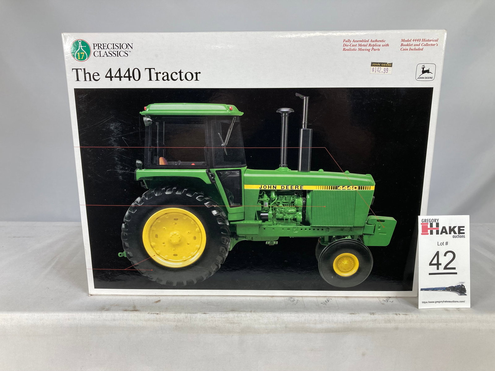ERTL Precision Classics #15077 John Deere 4440 Tractor 1/16 w/ OB (1 of 2)
