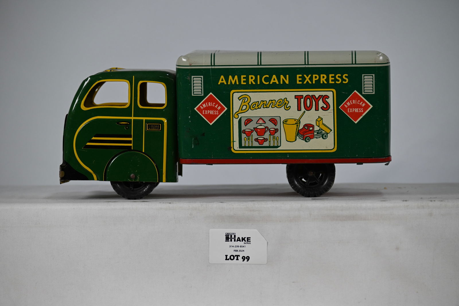 Vintage Banner Toys American Express Delivery Truck 11" (1 of 6)