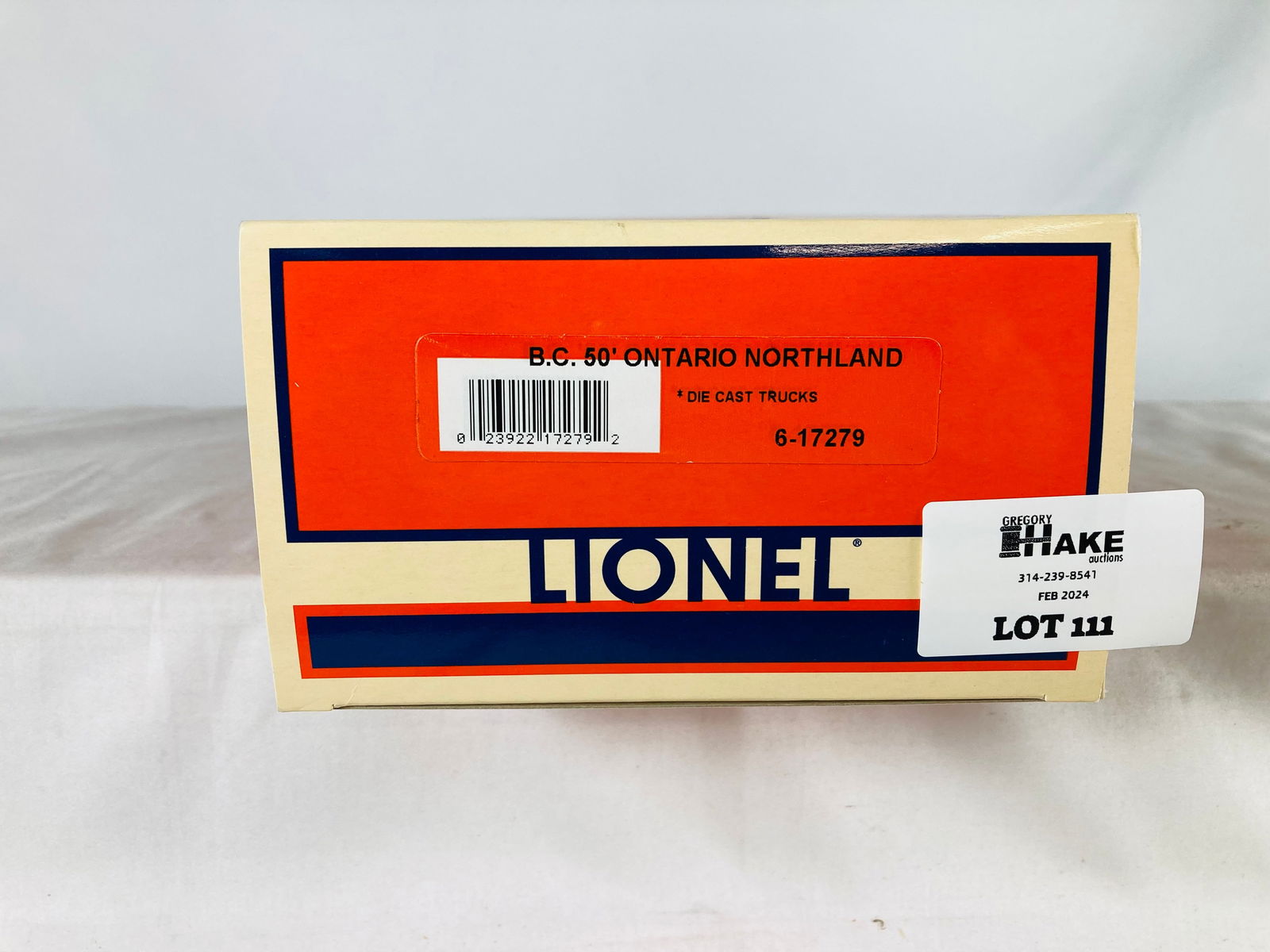 Lionel LTI 6-17279 Ontario Northland 50' Boxcar w/ OB (1 of 2)