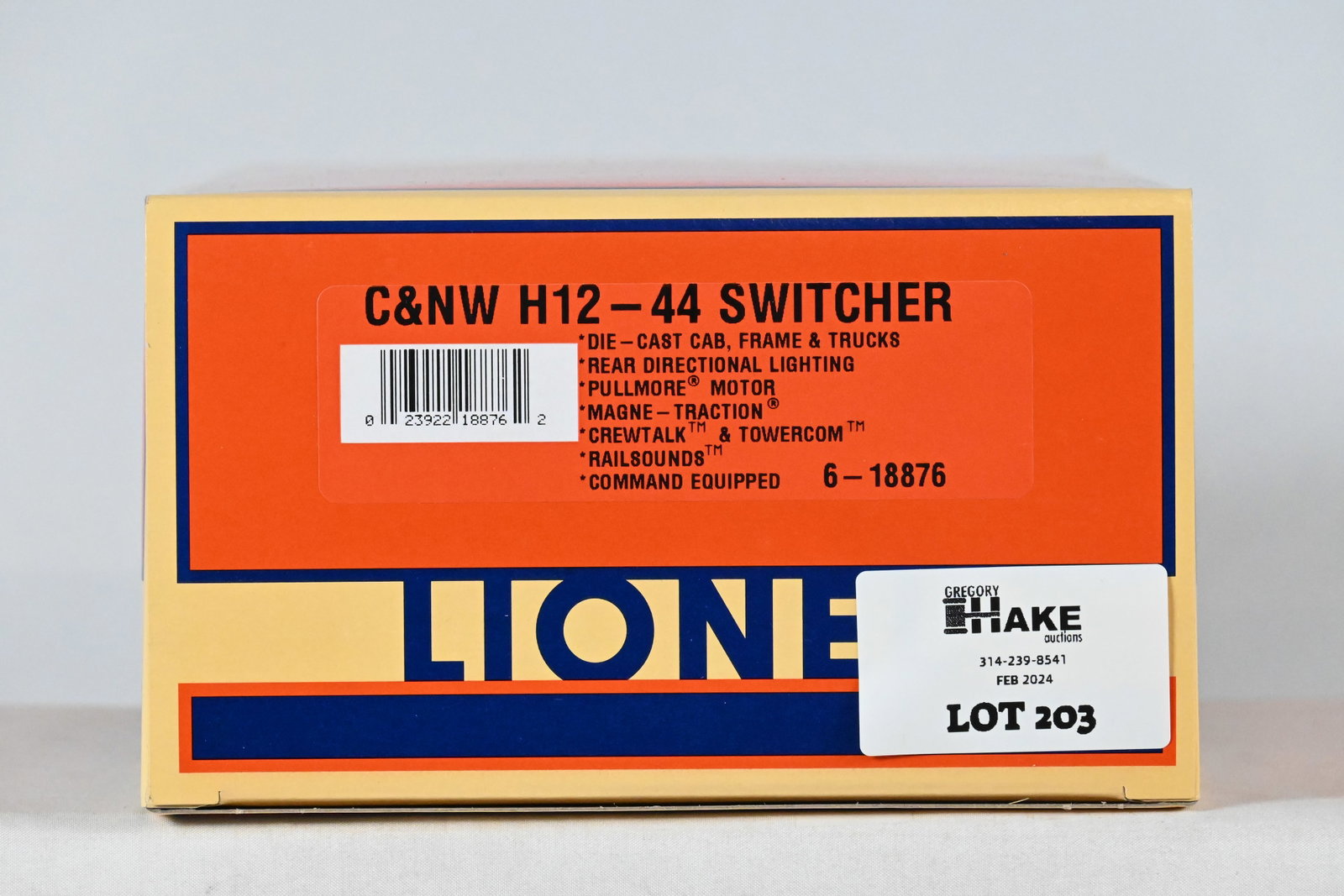 Lionel LTI 6-18876 C&NW H12-44 Powered Switcher Diesel Locomotive w/ OB: Lionel LTI 6-18876 C&NW H12-44 Powered Switcher Diesel Locomotive w/ OB, C10