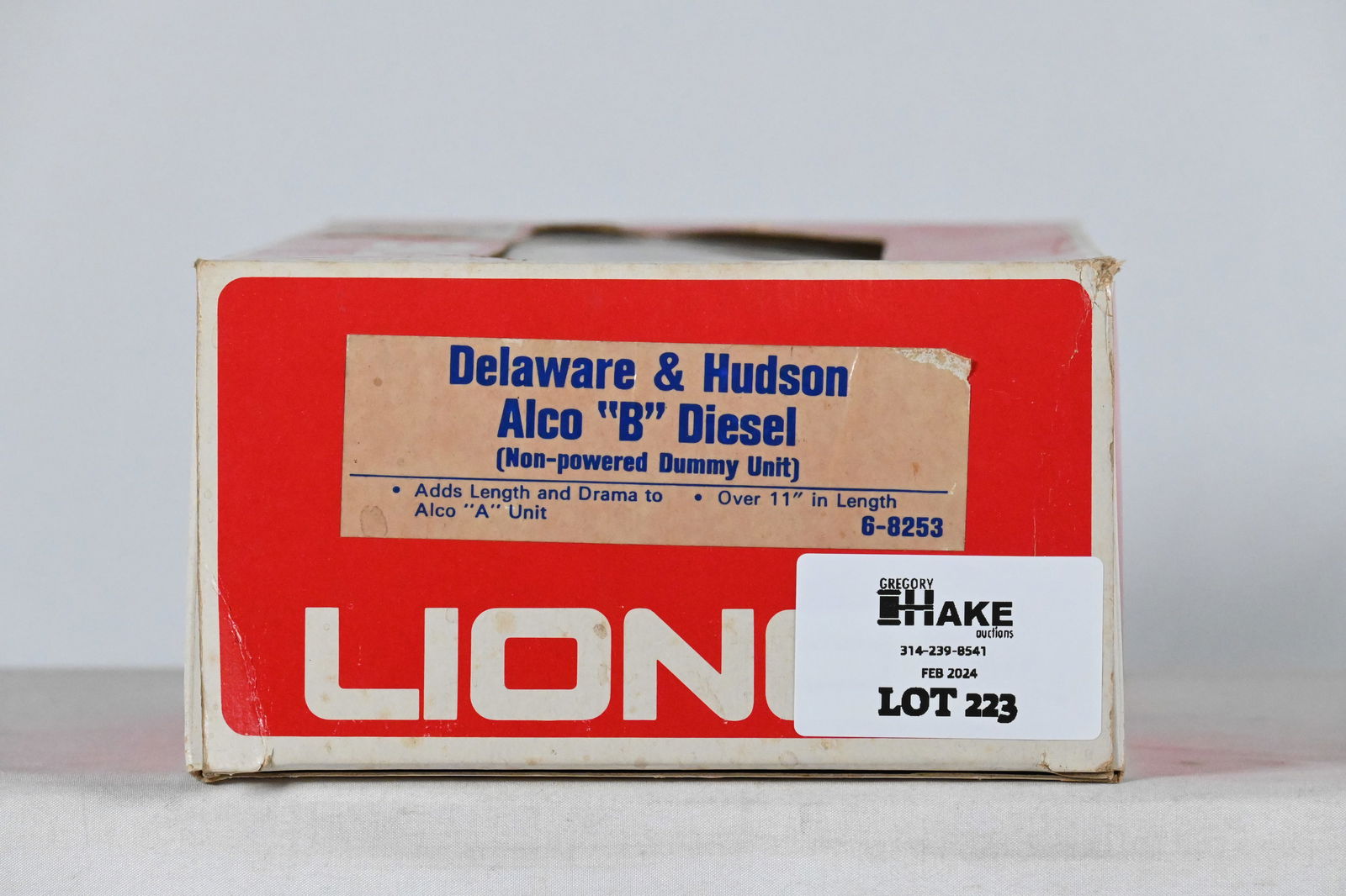 Lionel 6-8253 Delaware & Hudson Alco "B" Unit Dummy Locomotive w/ OB (1 of 2)