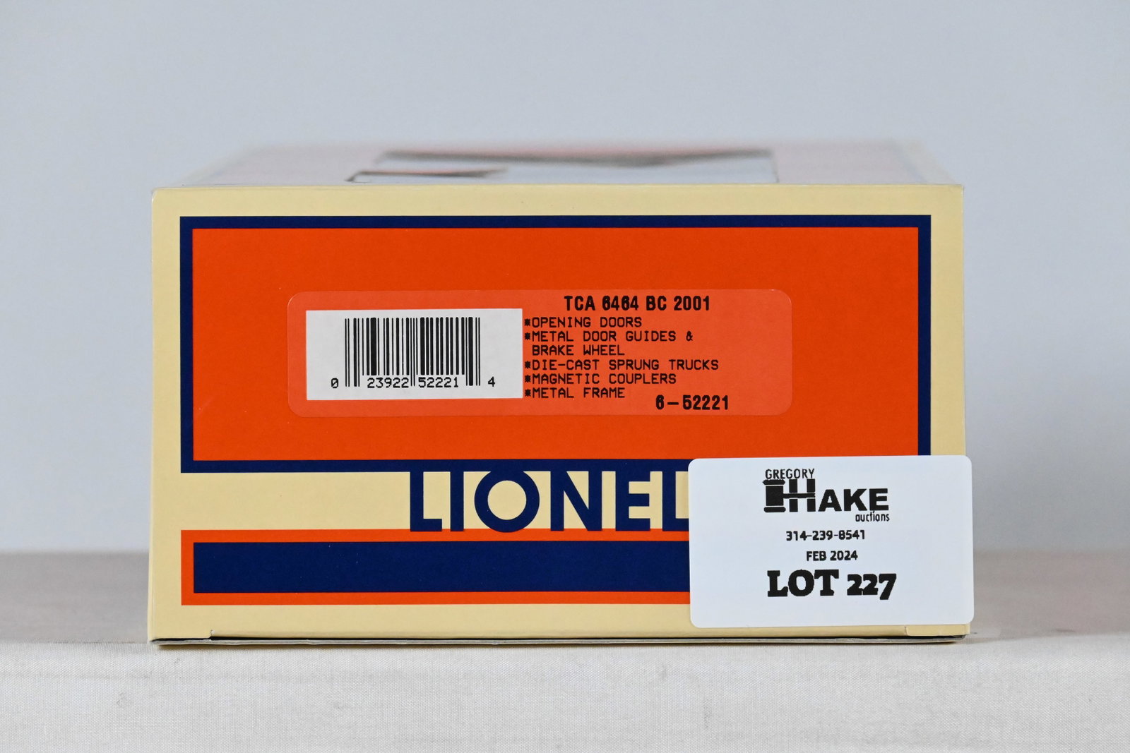 Lionel 6-52221 TCA 6464 Norfolk Southern 2001 Boxcar w/ OB: Lionel 6-52221 TCA 6464 Norfolk Southern 2001 Boxcar w/ OB, C10