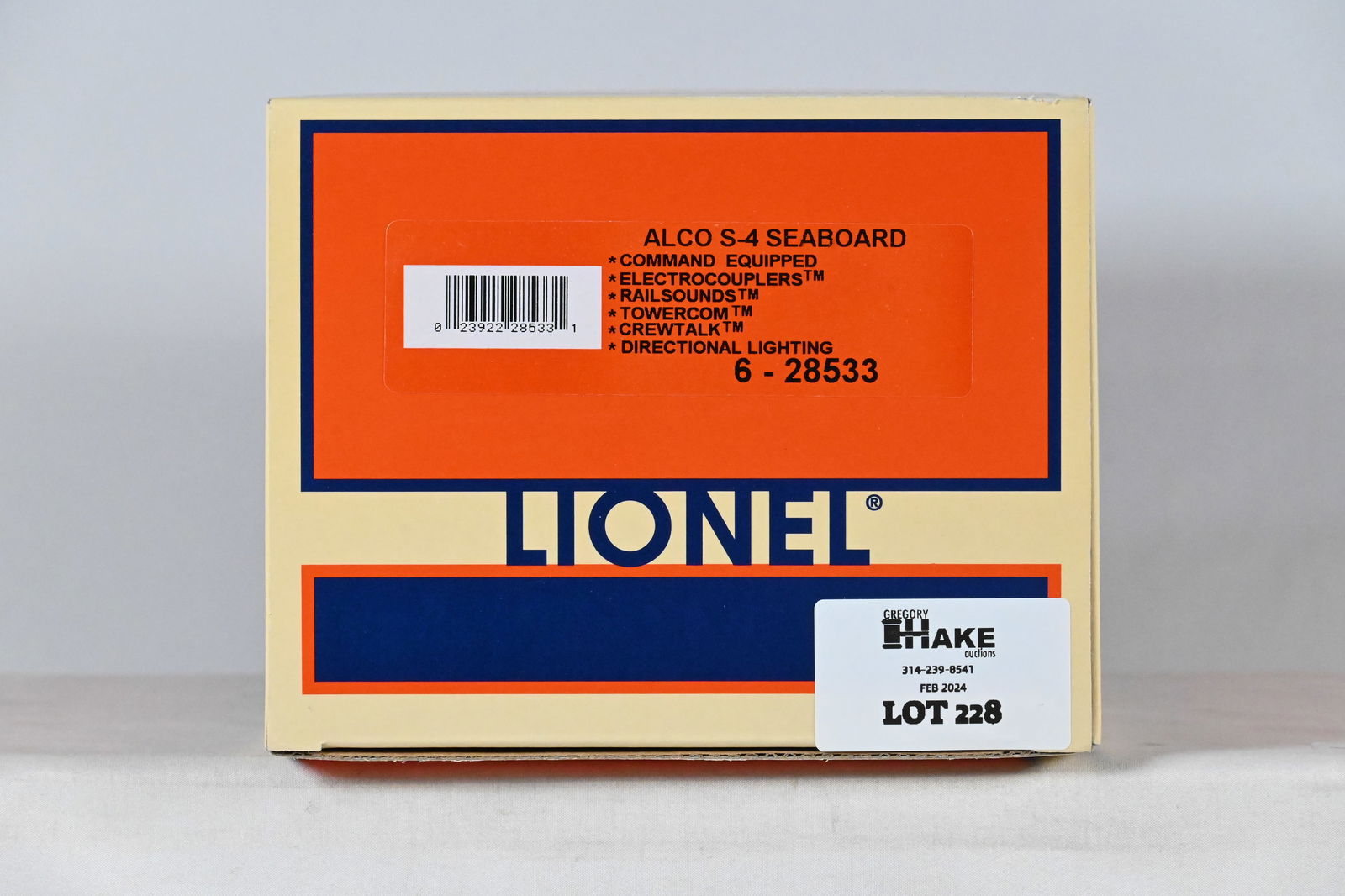 Lionel 6-28533 Seaboard S-4 Alco Diesel Locomotive w/ OB (1 of 2)