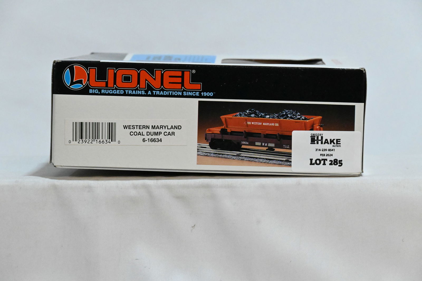 Lionel LTI 6-16634 Western Maryland Coal Dump Car w/ OB (1 of 2)