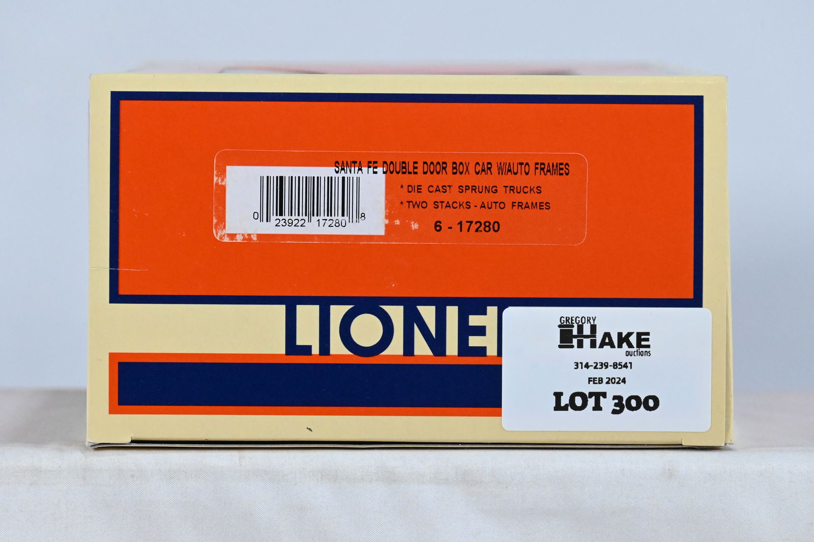 Lionel LTI 6-17280 Santa Fe Double Door Boxcar w/ Auto Frames w/ OB (1 of 2)