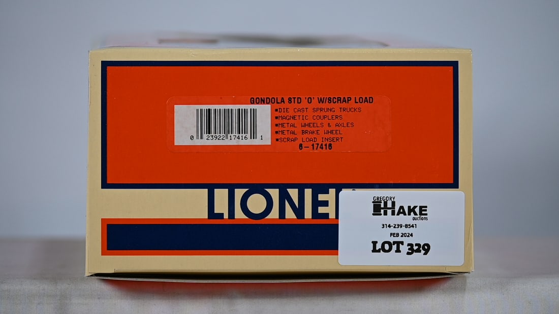 Lionel LTI 6-17416 Deleware & Hudson Gondola Std "O" w/ Scrap Load & OB (1 of 2)