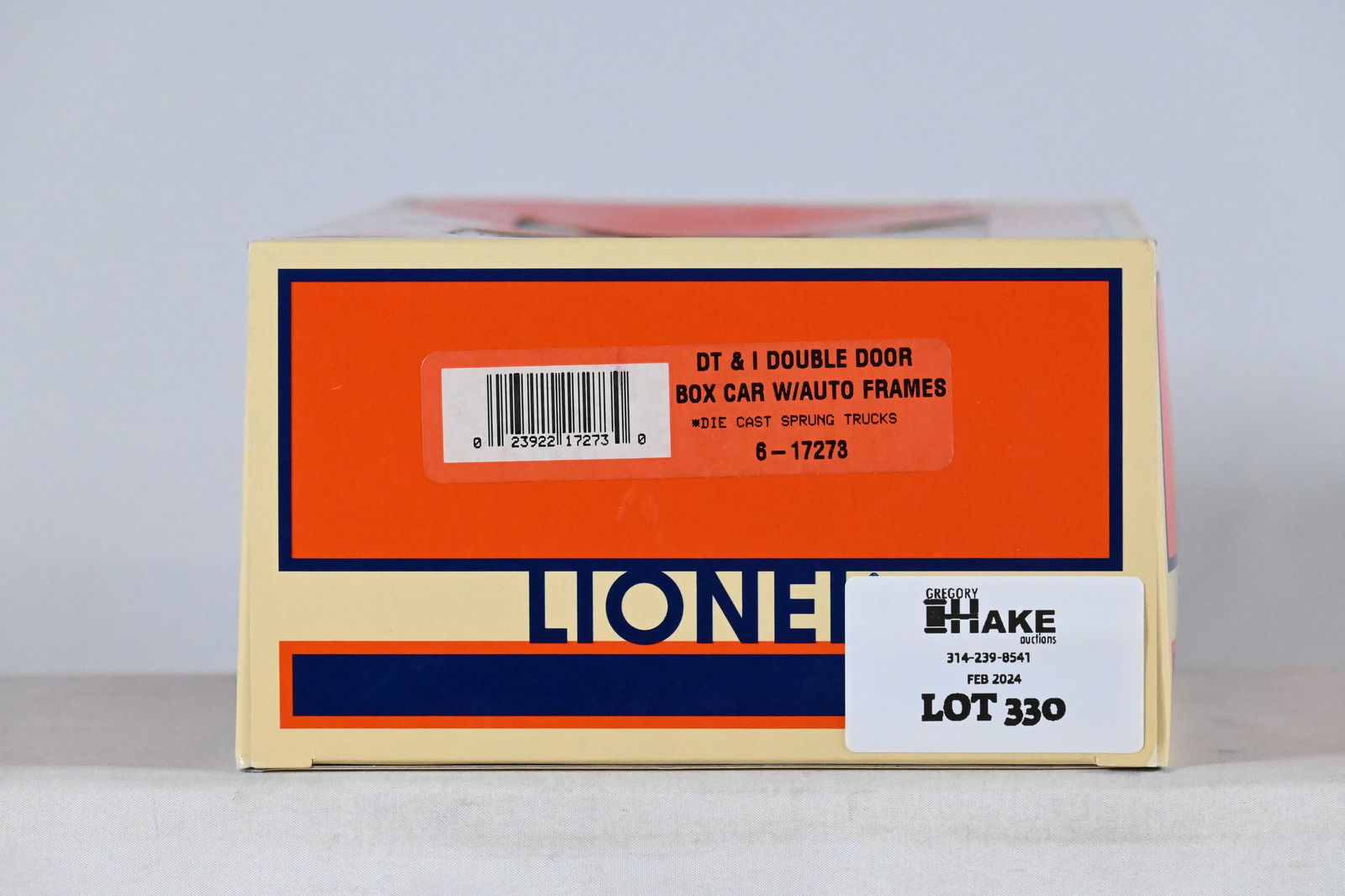 Lionel LTI 6-17278 DT&I Double Door Boxcar w/ Auto Frames w/ OB (1 of 2)