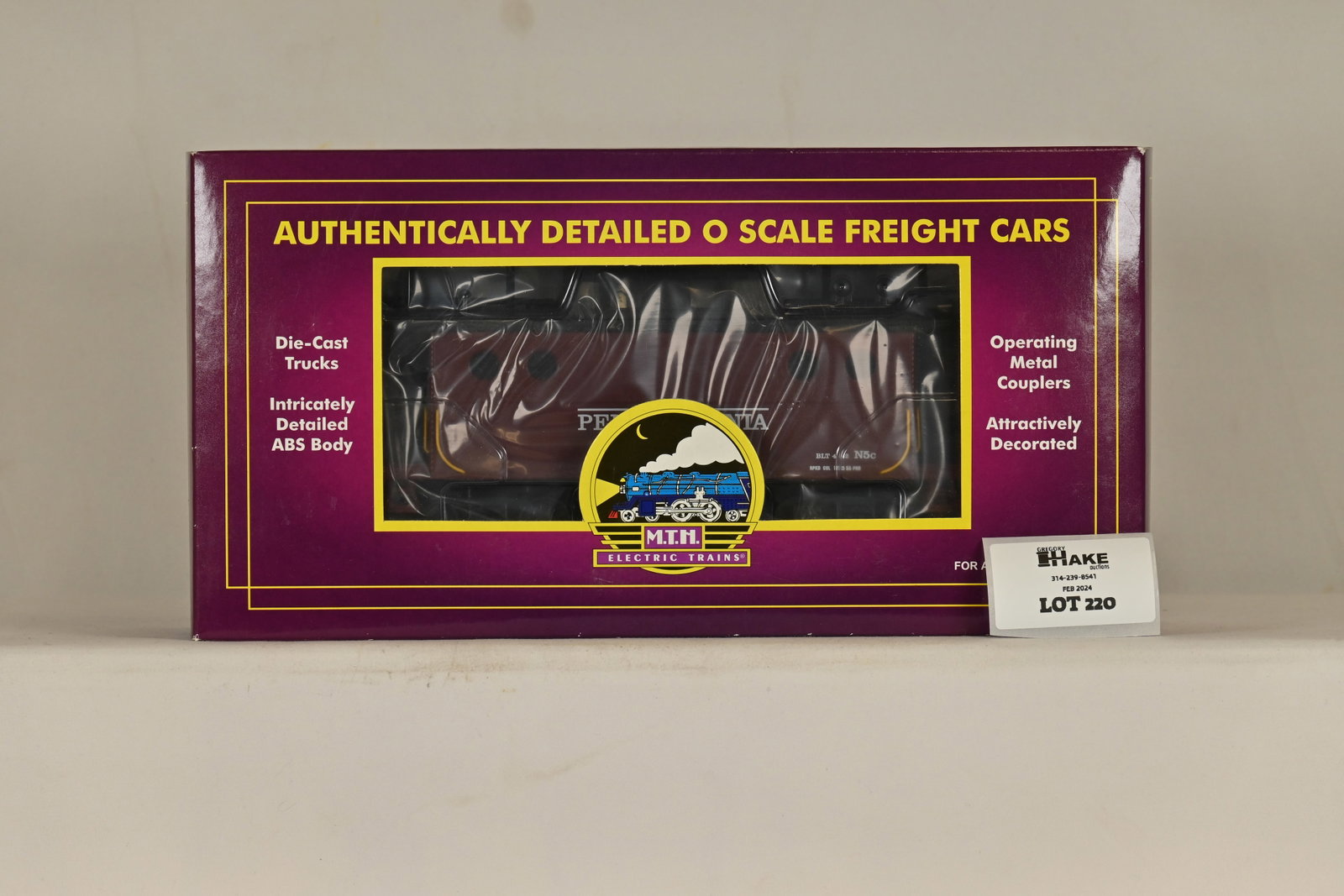 MTH 20-91153 Pennsylvania N5c Caboose w/ Antenna & OB: MTH 20-91153 Pennsylvania N5c Caboose w/ Antenna & OB, C10
