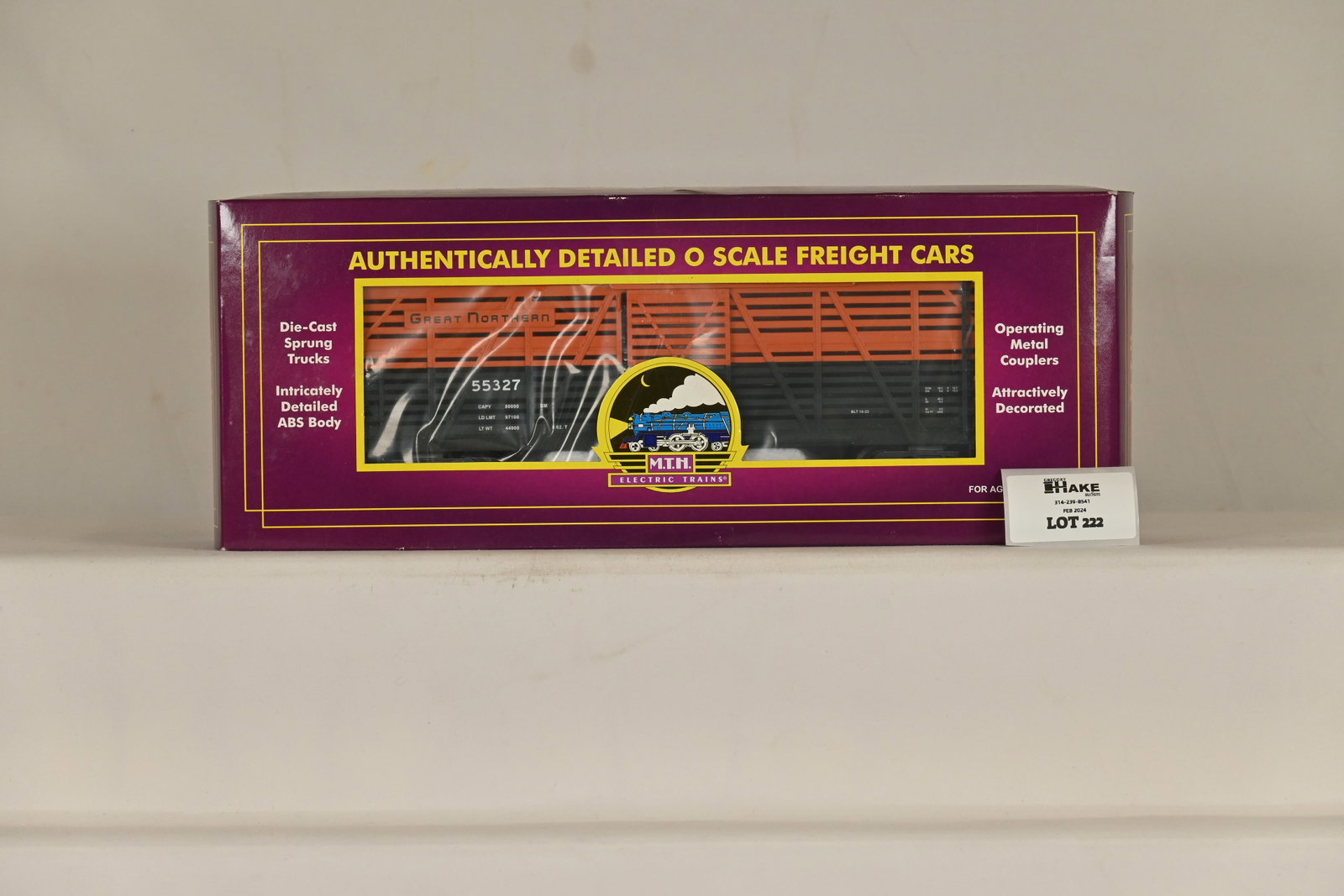 MTH 20-94520 Great Northern Steel Sided Tank Car w/ OB: MTH 20-94520 Great Northern Steel Sided Tank Car w/ OB, C10
