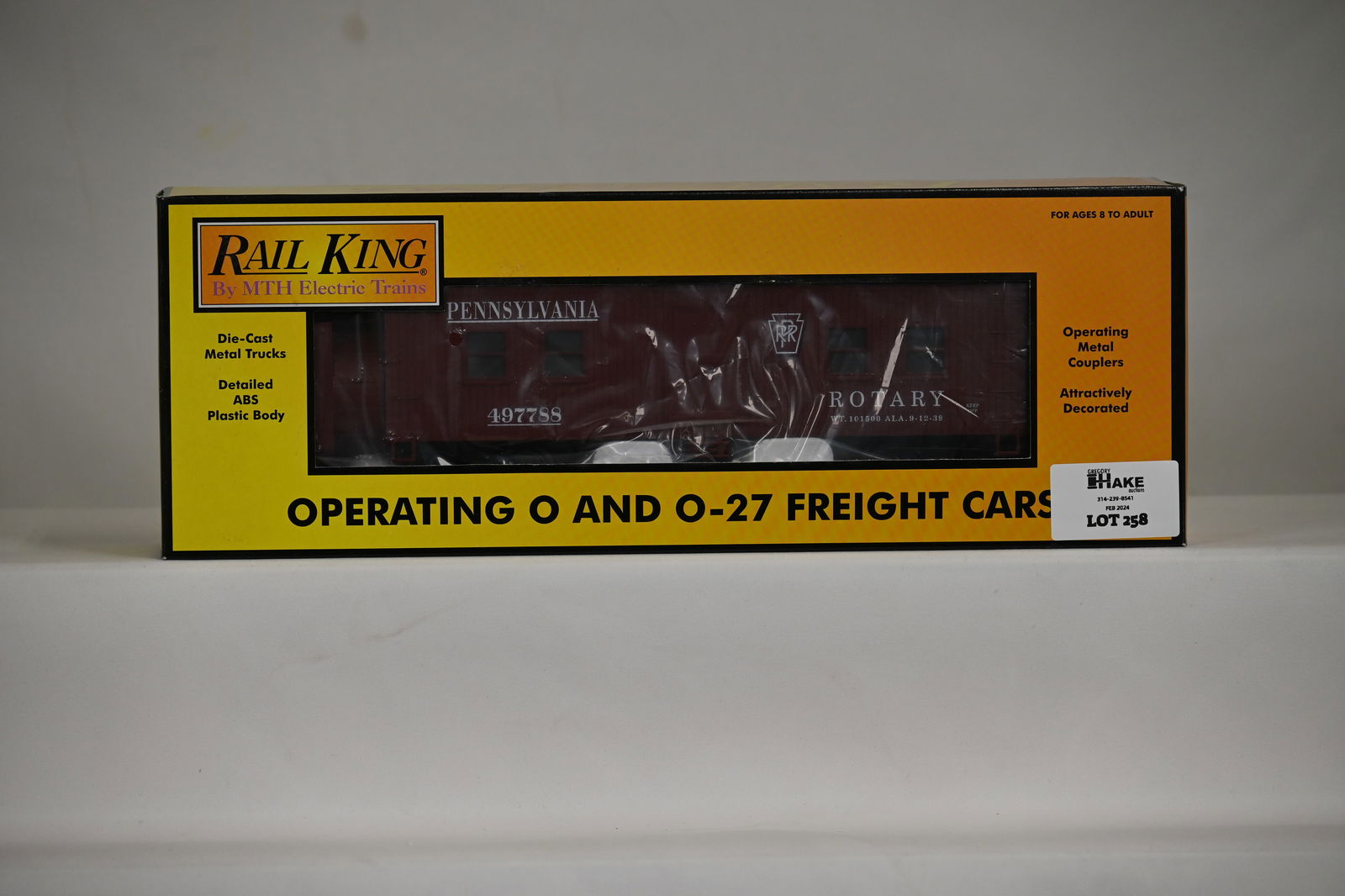 MTH 30-2124 Pennsylvania Rotary Snow Plow w/ OB (1 of 2)