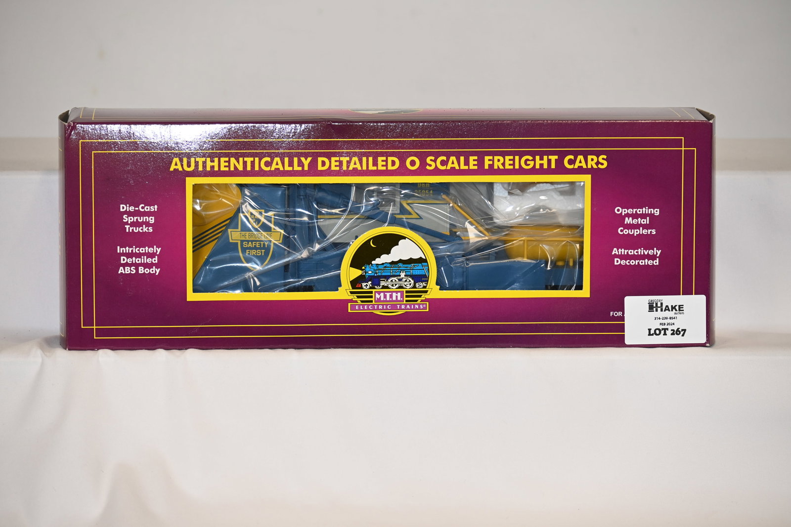 MTH 20-98242 Deleware & Hudson Jordan Spreader w/ OB: MTH 20-98242 Deleware & Hudson Jordan Spreader w/ OB, C10